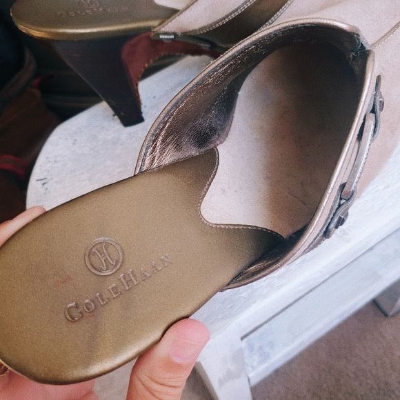 Cole Haan Studded platform slip on mules - Picture 13 of 14